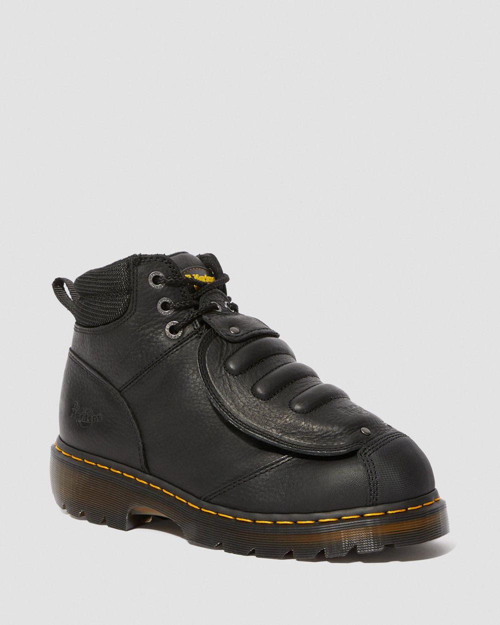 Dr Martens Ironbridge Grizzly Kožené Met Guard Pracovné Topánky Panske ( Čierne ) SK 078-XUIYAQ